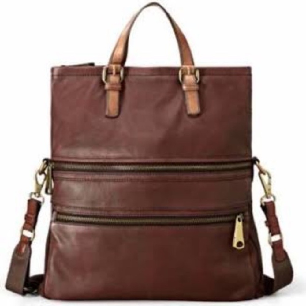 Fossil Explorer Tote Espresso Color - image 2
